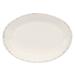Libbey FH-508 12 1/2" x 9" Oval Farmhouse Platter - Porcelain, Cream White
