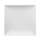 Libbey SL-7C 7 1/2" Square Slate Coupe Plate - Ultra Bright White, Slate