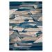 White 36 x 24 x 0.25 in Indoor/Outdoor Area Rug - Beachcrest Home™ Barthel Hand Hooked Polypropylene Indoor/Outdoor Area Rug in Blue Polypropylene | Wayfair