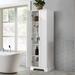 Red Barrel Studio® Salle Freestanding Bathroom Cabinet Manufactured Wood in White | 71.2 H x 23.3 W x 16.9 D in | Wayfair