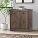 Philo 2 -Drawer Lateral Filing Cabinet Wood in Brown Laurel Foundry Modern Farmhouse® | 29.6 H x 28.9 W x 15.8 D in | Wayfair