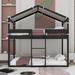 Harper Orchard Lebec Twin Over Twin Wood Bunk Bed Wood in Brown | 75.6 H x 41.5 W x 78.1 D in | Wayfair DC5299B0A75A4C8AA040307FCA2559A2