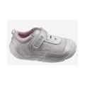 Hush Puppies Baby Livvy Touch Fastening MEMORY FOAM Infants - Silver - Size UK 2 Infant