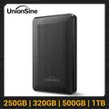 Unionsine hdd 2 5 zoll tragbare externe festplatte 250gb 320gb 500gb 1tb usb 3 0 speicher kompatibel