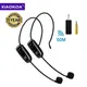 XIAOKOA Drahtlose Mikrofone Headset UHF Dual-Wireless-Mic 2 Drahtlose Mikrofone & 1 Empfänger