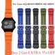 Uhr armband 18mm für casio ae1200/1300/1000 W-219 ersatz silikon kautschuk armband herren armband