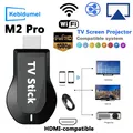 M2 pro kabelloser wifi tv stick display tv dongle hdmi-kompatibler smart tv bildschirm projektor