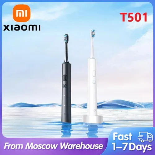 Xiaomi zahnbürste t501 mijia elektrische zahnbürste t501c schall bürste ultraschall ipx7 wasserdicht