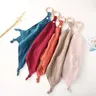 Neugeborene beschwichtigen Handtuch solide atmungsaktive Baumwolle Snap Ring beschwichtigen