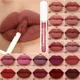 18 Farben matt Lip gloss wasserdicht langlebige Nudevelvet flüssige Lippenstifte nicht klebrige