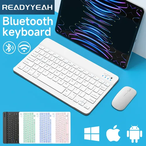 Für iPad Mini-Tastatur für Android iOS Windows Bluetooth drahtlose Tastatur für Samsung Apple Phone