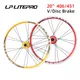 LP Litepro 20 Zoll Fahrrad Rad Set 406/451 Disc/V Bremse BMX Klapp Fahrrad Laufradsatz