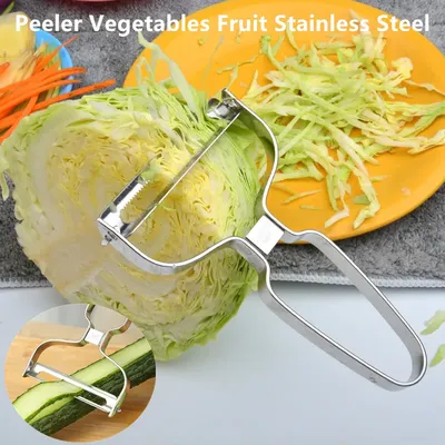 Schäler Gemüse Obst Edelstahl Messer Kohl Reiben Salat Kartoffel Slicer Küche Zubehör Kochen