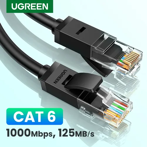 UGREEN Ethernet Kabel Cat6 Lan Kabel UTP CAT 6 RJ 45 Netzwerk Kabel 10m/50m/100m Patchkabel für