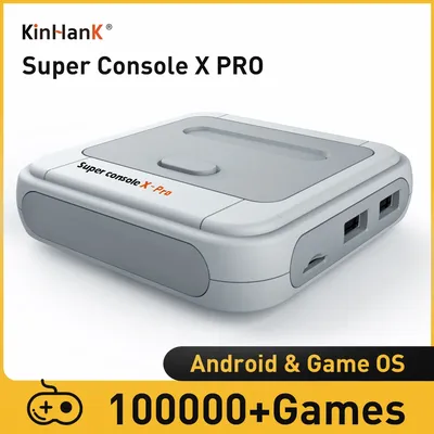 Kinhank Super Console x Pro Retro-Spiele konsole unterstützt 70 Emulatoren Videospiele für Image