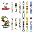 Snoopy Strap für Xiaomi Mi Band 3/4/5/6/7 Cartoon Animation Uhr Ersatz Strap Gedruckt Armband Uhr