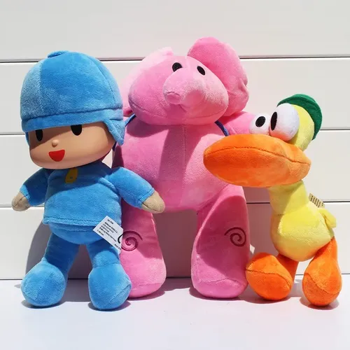 Pocoyo Plüsch Puppe Spielzeug Vogel Ente Elephant Kawaii Plushie Weiche Anime Plüsch Stofftier für