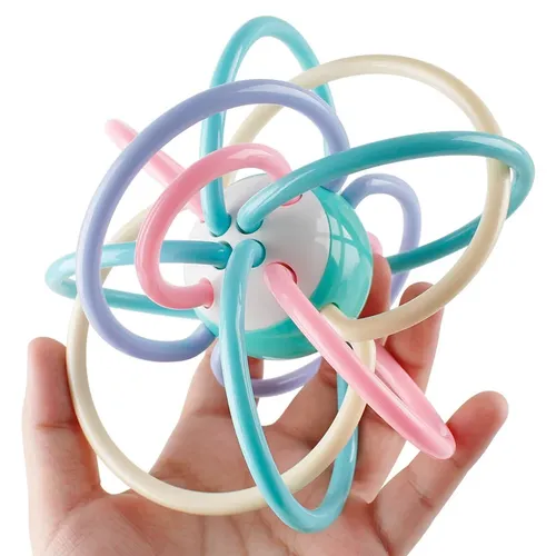 Baby Rassel Beißring Spielzeug Lustige Manhattan Fangen Ball Sensorischen Spielzeug Kleinkinder