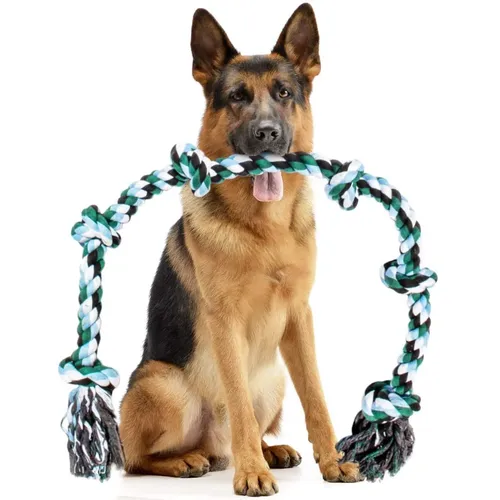 ATUBAN Riesen Hund Seil Spielzeug für Extra Große Hunde-Unzerstörbar Hund Spielzeug für Aggressive