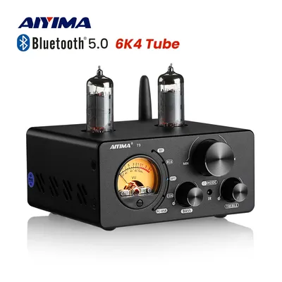AIYIMA T9 HiFi Bluetooth 5,0 Vakuum Rohr Verstärker USB DAC Stereo Amplificador COAX OPT Home Audio Image