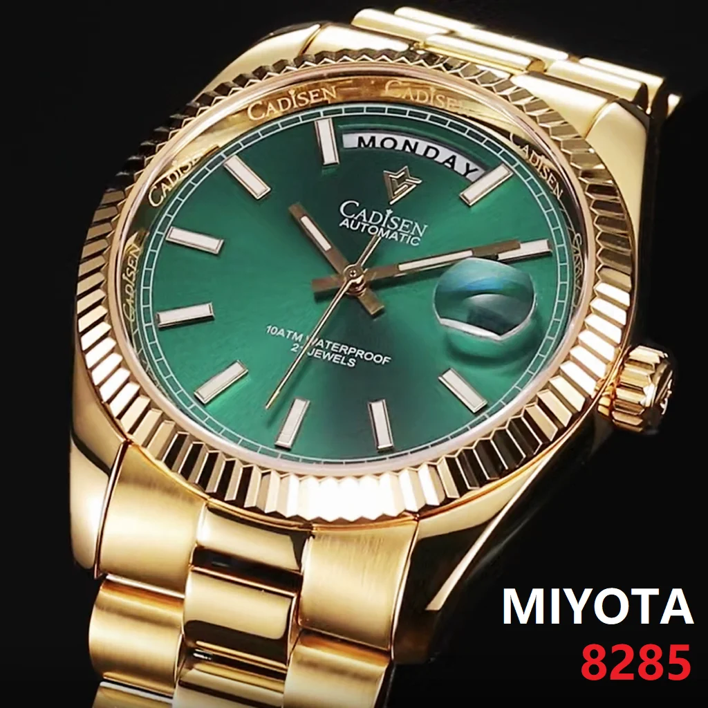 CADISEN DD40 Männer Uhren Luxus Automatische Uhr Männer AR Saphirglas Mechanische Armbanduhr Männer 10 Bar MIYOTA 8285 Movt 2023 Neue Image