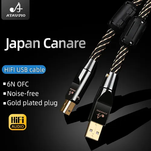 HIFI USB OTG Kabel USB Typ A zu B USB Kabel 4N OFC Typ C zu Typ B Audio Kabel