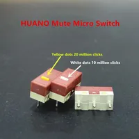 2 Stück neues Produkt Huano Silent Micro Switch 10m 20 Millionen Klick Lebensdauer Computer Maus