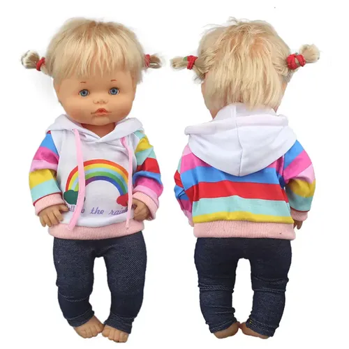 Schöner Anzug für 42cm famosa nenuco Puppe 17 Zoll Baby Mädchen Puppe Kleidung und Accessoires