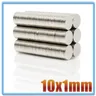 20/50/100/200/500 Pcs 10x1 Neodym Magnet 10mm x 1mm N35 NdFeB runde Super Leistungsstarke Starken