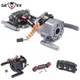 Vorne Motor 2 Speed Transmission Metall Planeten Getriebe Transfer Fall für 1/10 RC Crawler Auto