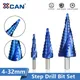 XCAN Metall Bohrer 4-32mm HSS Nano blau Beschichtete Schritt Bohrer Bohren Werkzeuge HSS Metall Holz