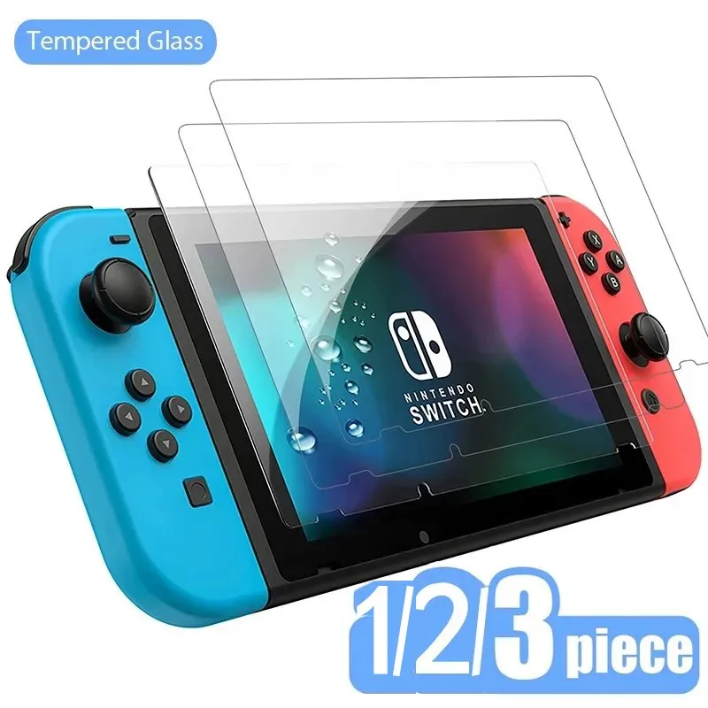 1/2/3PCS Schutz Gehärtetem Glas Für Nintend Schalter Lite Screen Protector Film Für Nintendos Schalter NS OLED Glas Zubehör Image