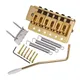 Tooyful 6 String Flache Sattel Tremolo Brücke System für FD ST Elektrische Gitarre Gold