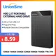 Union ine hdd 2.5 ''tragbare externe Festplatte 2TB/1TB/500GB/750GB USB 3 0 Speicher kompatibel für