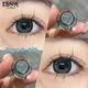 Ksseye 2 stücke hochwertige blaue koreanische Linsen farbige Kontaktlinsen für Augen weich bequem
