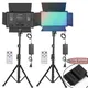 U800 rgb foto licht led fotostudio licht kamera telefon video recycling rgb panel lampe led vdieo