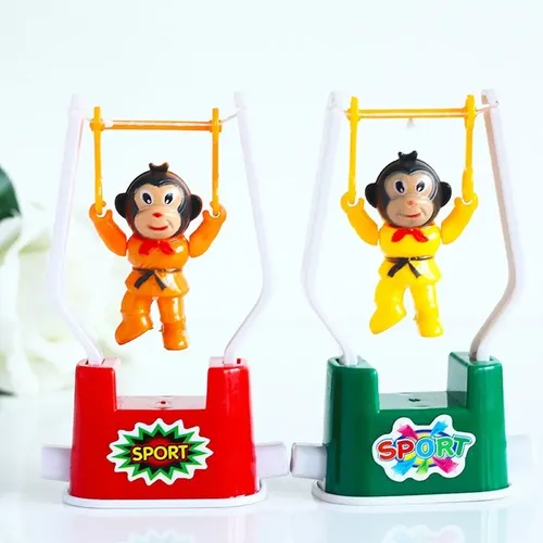 Lustige Wind Up Spielzeug Neuheit Affe Purzelbäume Clockwork Spielzeug Gymnastik Spiel für Kinder