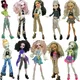 Mix Outfits für Monster High Doll Mode Sonnenbrillen Spielzeug Rock Party Kleid Kleidung für immer