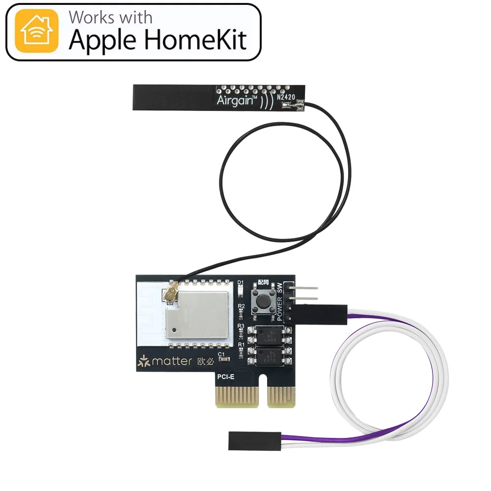 Homekit APP Matter PC Netzschalter Computer Remote Boot Startup Card Teleunterbrechung PICE für Apple Siri Homepod Fernbedienung Image