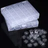 25Pcs Nähmaschine Spulen Spulen Leere Spulen Spulen Lagerung Box Kunststoff Spulen mit Fall Handwerk