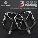 Ultraleicht 3 Lager Pedal Fahrrad Pedal Anti-slip CNC BMX MTB Rennrad Pedal Radfahren Aluminium