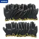 10 Pairs PU Nitril Sicherheit Beschichtung Nylon Baumwolle Arbeit Handschuhe Palm Beschichtete