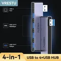 4 in 1 USB Hub 3 0 otg Splitter Adapter USB-Erweiterung für Xiaomi Laptop Notebook Hi-Speed für