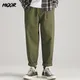 HIQOR Marke Japanischen Cargo Hosen für Männer Neue männer Schwarz Casual ArmyGreen Hosen Hosen