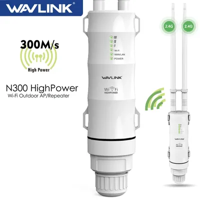 Wavlink High Power 300Mbps Wireless Wifi Repeater Außen 2 4G Drahtlose Wifi Router /Long Range