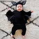 Bat Baby Infant Baumwolle Strampler Halloween Kleinkind Kinder Entzückende Tier Kleidung Overall
