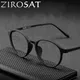 ZIROSAT 3050 Ultraleicht Titan TR90 Lesebrille Retro Runde Anti-Blue Ray Brillen Rahmen Männer Und