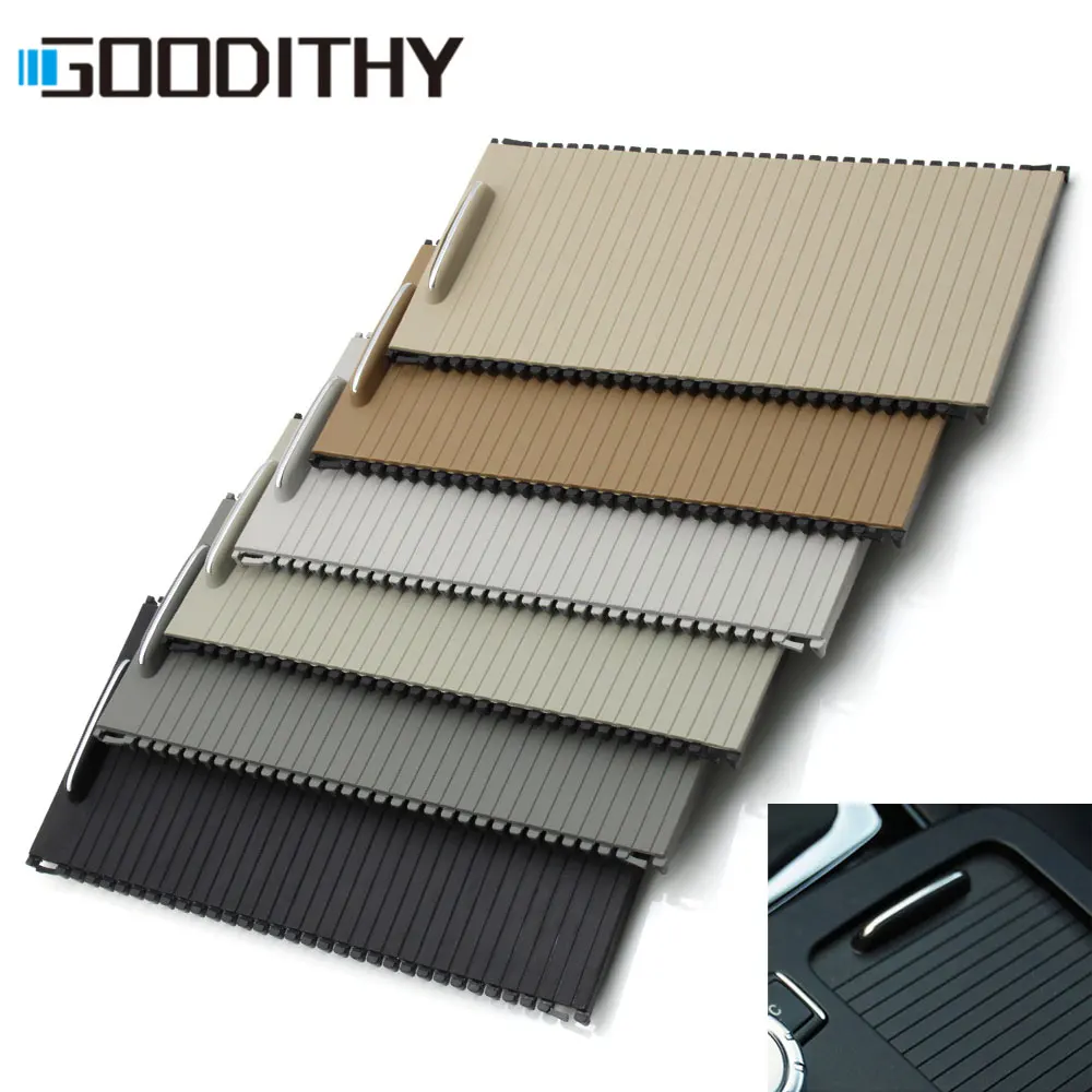 W204 w212 w207 Mittel konsole Getränke halter Schiebe deckel Rollladen verkleidung für Mercedes Benz C E Klasse C180 C200 C220 E200 E260 Image