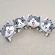 Super süße sitzende Chi Katze Schlüssel bund Plüschtiere Puppen 10cm Stofftiere Stofftiere Kawaii