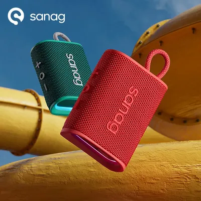 Sanag M13S Bluetooth-Lautsprecher, 5 W, IPX7, wasserdicht, Mini-Außenbereich, tragbar, APP-Steuerung, kabellose Lautsprecher, Flash-Sale-Auswahl, Subwoofer Image
